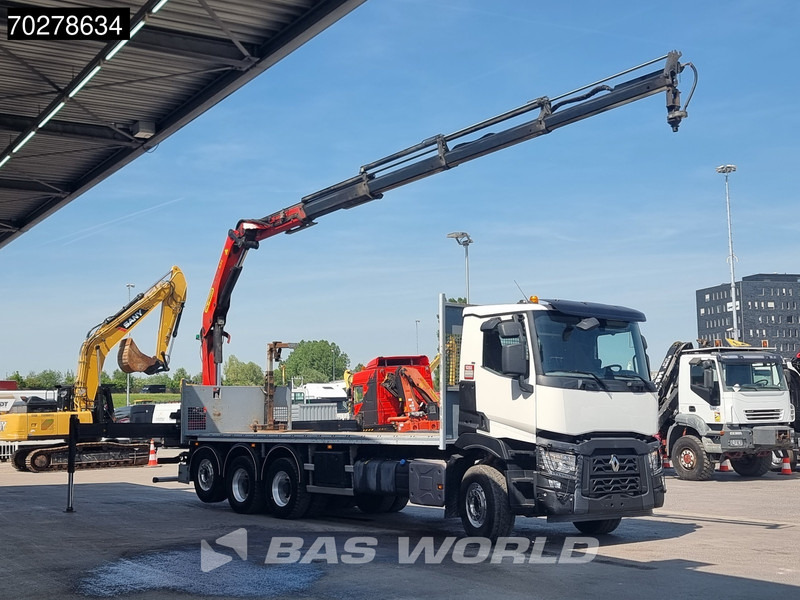 Renault C 480 8X4 Palfinger 24.001 SLD5 Kran Crane Lift-Lenkachse Euro 6 - Platforminis/ Bortinis sunkvežimis, Sunkvežimis su kranu: foto 3 Renault C 480 8X4 Palfinger 24.001 SLD5 Kran Crane Lift-Lenkachse Euro 6 - Platforminis/ Bortinis sunkvežimis, Sunkvežimis su kranu: foto 3