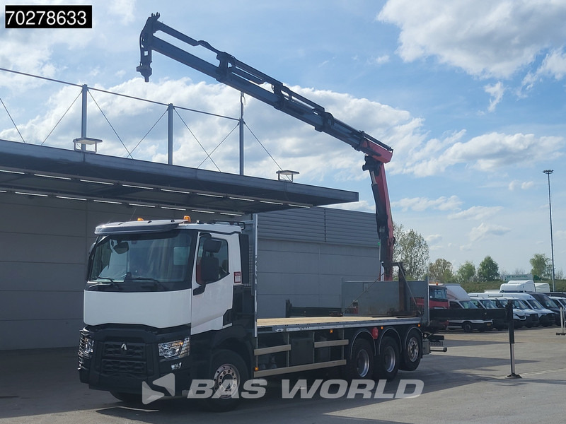 Renault C 480 8X4 Palfinger PK24.001 SLD5 Crane Kran Automatic Liftachse Euro 6 - Platforminis/ Bortinis sunkvežimis, Sunkvežimis su kranu: foto 3 Renault C 480 8X4 Palfinger PK24.001 SLD5 Crane Kran Automatic Liftachse Euro 6 - Platforminis/ Bortinis sunkvežimis, Sunkvežimis su kranu: foto 3