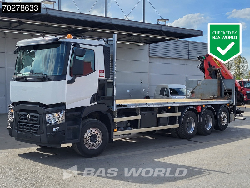 Renault C 480 8X4 Palfinger PK24.001 SLD5 Crane Kran Automatic Liftachse Euro 6 - Platforminis/ Bortinis sunkvežimis, Sunkvežimis su kranu: foto 1 Renault C 480 8X4 Palfinger PK24.001 SLD5 Crane Kran Automatic Liftachse Euro 6 - Platforminis/ Bortinis sunkvežimis, Sunkvežimis su kranu: foto 1