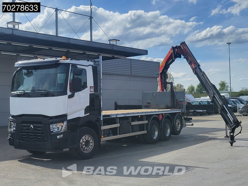 Renault C 480 8X4 Palfinger PK24.001 SLD5 Crane Kran Automatic Liftachse Euro 6 - Platforminis/ Bortinis sunkvežimis, Sunkvežimis su kranu: foto 2 Renault C 480 8X4 Palfinger PK24.001 SLD5 Crane Kran Automatic Liftachse Euro 6 - Platforminis/ Bortinis sunkvežimis, Sunkvežimis su kranu: foto 2
