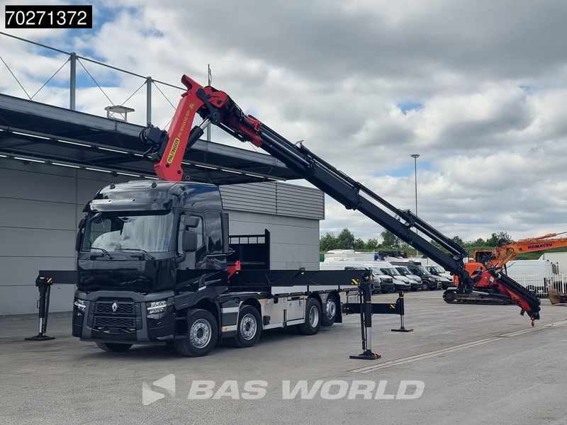 Renault C 520 8X2 Palfinger PK65002 SH Crane Jib Winch Lift+steering Axle Euro 6 - Platforminis/ Bortinis sunkvežimis, Sunkvežimis su kranu: foto 5 Renault C 520 8X2 Palfinger PK65002 SH Crane Jib Winch Lift+steering Axle Euro 6 - Platforminis/ Bortinis sunkvežimis, Sunkvežimis su kranu: foto 5