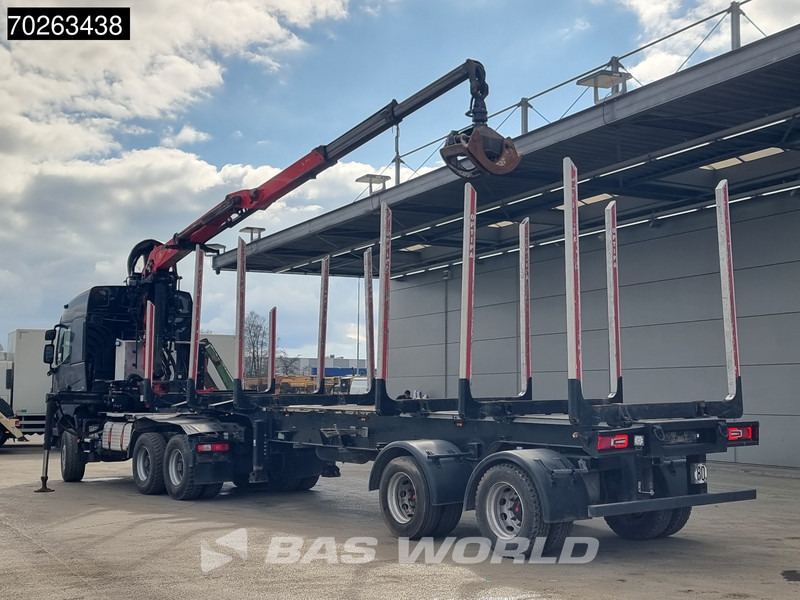 Renault K 520 6X6 Holz Kran Palfinger Q180Z96 6x6 Big-Axle Steelsuspension - Miškovežis, Sunkvežimis su kranu: foto 5 Renault K 520 6X6 Holz Kran Palfinger Q180Z96 6x6 Big-Axle Steelsuspension - Miškovežis, Sunkvežimis su kranu: foto 5