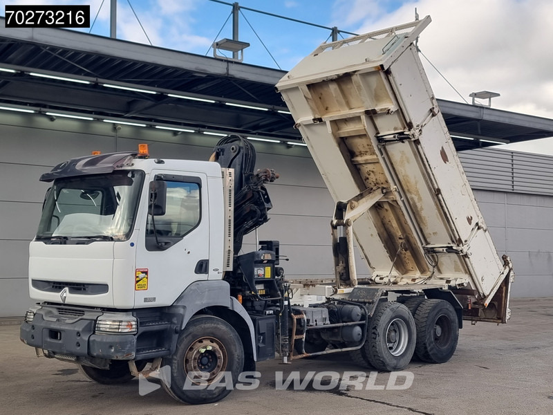 Renault Kerax 360 6X4 Hiab 144 B-2 Hiduo Kran Manual Big-Axle Steelsuspension Euro 3 - Savivartis sunkvežimis, Sunkvežimis su kranu: foto 5 Renault Kerax 360 6X4 Hiab 144 B-2 Hiduo Kran Manual Big-Axle Steelsuspension Euro 3 - Savivartis sunkvežimis, Sunkvežimis su kranu: foto 5