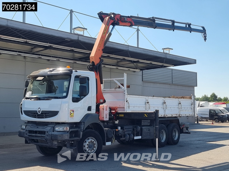 Renault Kerax 370 6X4 Palfinger PK16502 Kran Crane Big-Axle Steel suspension Euro 4 - Savivartis sunkvežimis, Sunkvežimis su kranu: foto 1 Renault Kerax 370 6X4 Palfinger PK16502 Kran Crane Big-Axle Steel suspension Euro 4 - Savivartis sunkvežimis, Sunkvežimis su kranu: foto 1