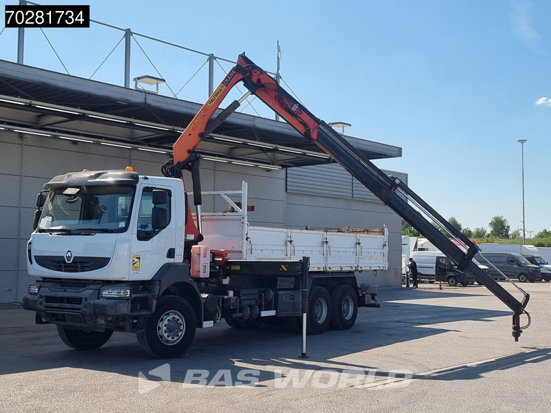 Renault Kerax 370 6X4 Palfinger PK16502 Kran Crane Big-Axle Steel suspension Euro 4 - Savivartis sunkvežimis, Sunkvežimis su kranu: foto 5 Renault Kerax 370 6X4 Palfinger PK16502 Kran Crane Big-Axle Steel suspension Euro 4 - Savivartis sunkvežimis, Sunkvežimis su kranu: foto 5