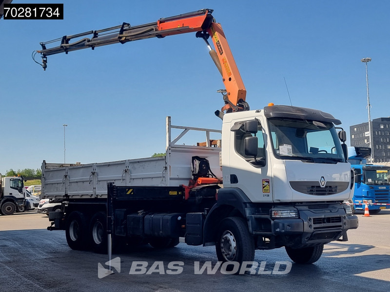 Renault Kerax 370 6X4 Palfinger PK16502 Kran Crane Big-Axle Steel suspension Euro 4 - Savivartis sunkvežimis, Sunkvežimis su kranu: foto 3 Renault Kerax 370 6X4 Palfinger PK16502 Kran Crane Big-Axle Steel suspension Euro 4 - Savivartis sunkvežimis, Sunkvežimis su kranu: foto 3