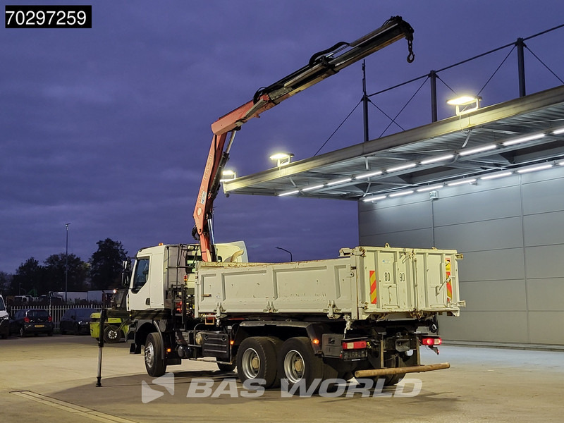 Renault Kerax 370 Kerax 6X4 Fassi F150AXS.22 Crane 10m3 2-side tipper Big-Axle Steelsuspension Manual - Savivartis sunkvežimis, Sunkvežimis su kranu: foto 2 Renault Kerax 370 Kerax 6X4 Fassi F150AXS.22 Crane 10m3 2-side tipper Big-Axle Steelsuspension Manual - Savivartis sunkvežimis, Sunkvežimis su kranu: foto 2