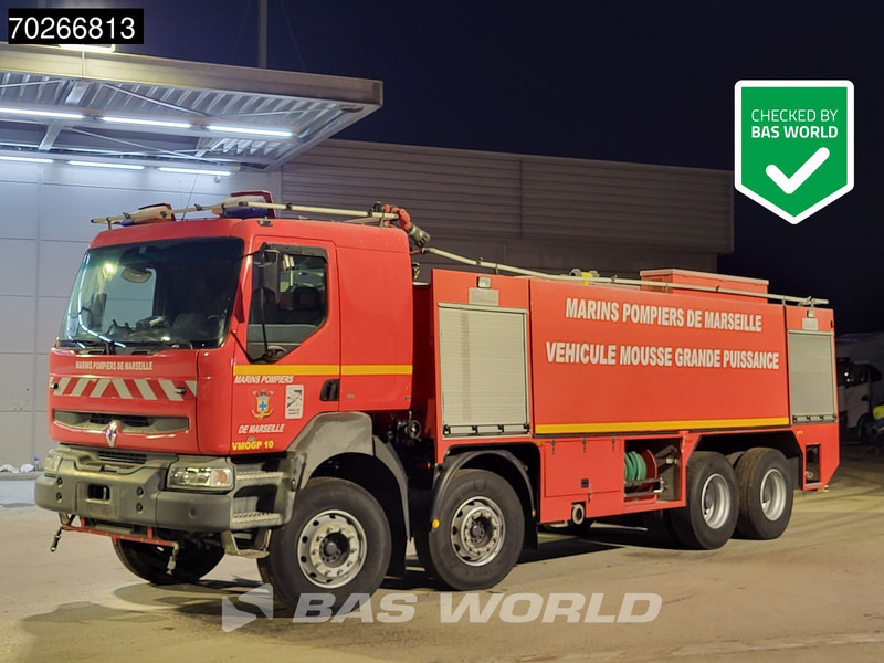 Renault Kerax 400 8X4 Feuerwehr Telma 12000L Manual Steelsuspension Euro 2 - Gaisrinė mašina: foto 1 Renault Kerax 400 8X4 Feuerwehr Telma 12000L Manual Steelsuspension Euro 2 - Gaisrinė mašina: foto 1