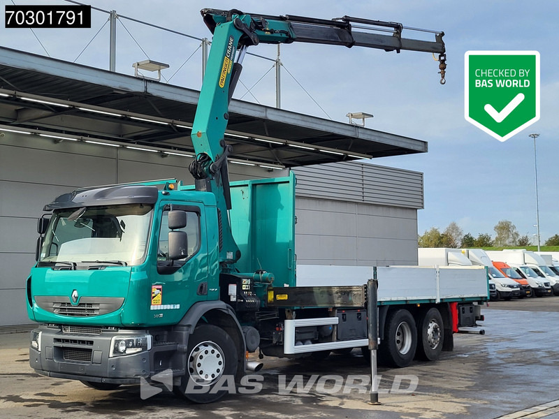 Renault Premium 380 6X2 Palfinger PK20002 Crane Kran Lift+Steering Axle Air suspension Euro 5 - Platforminis/ Bortinis sunkvežimis, Sunkvežimis su kranu: foto 1 Renault Premium 380 6X2 Palfinger PK20002 Crane Kran Lift+Steering Axle Air suspension Euro 5 - Platforminis/ Bortinis sunkvežimis, Sunkvežimis su kranu: foto 1