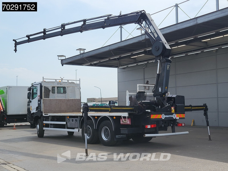 Renault Premium 380 6X4 HIAB X-HIDUO 188 E-5 Crane Steelsuspension Big-Axle Automatic Euro 6 - Platforminis/ Bortinis sunkvežimis, Sunkvežimis su kranu: foto 2 Renault Premium 380 6X4 HIAB X-HIDUO 188 E-5 Crane Steelsuspension Big-Axle Automatic Euro 6 - Platforminis/ Bortinis sunkvežimis, Sunkvežimis su kranu: foto 2