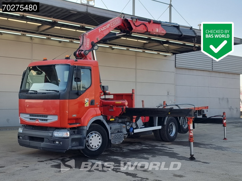Renault Premium 420 6X2 Fassi F450AXP.22 Kran Crane Lift-axle Manual Euro 3 - Platforminis/ Bortinis sunkvežimis, Sunkvežimis su kranu: foto 1 Renault Premium 420 6X2 Fassi F450AXP.22 Kran Crane Lift-axle Manual Euro 3 - Platforminis/ Bortinis sunkvežimis, Sunkvežimis su kranu: foto 1