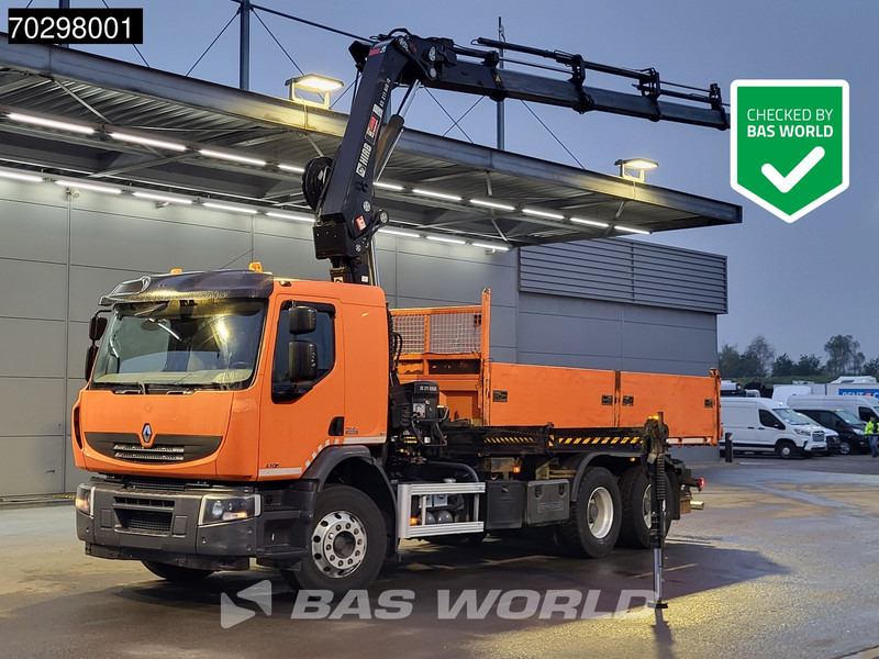 Renault Premium 430 Lander 6X4 HIAB 211 EP-4 Crane Tipper Big-Axle Automatic Euro 5 - Savivartis sunkvežimis, Sunkvežimis su kranu: foto 1 Renault Premium 430 Lander 6X4 HIAB 211 EP-4 Crane Tipper Big-Axle Automatic Euro 5 - Savivartis sunkvežimis, Sunkvežimis su kranu: foto 1