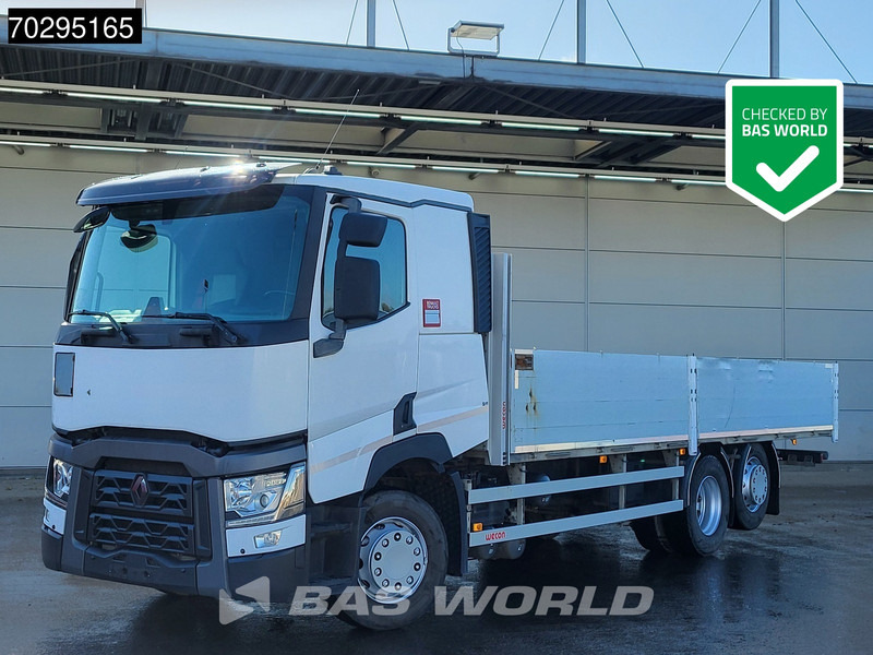 Renault T 440 6X2 750cm box Lift-Axle Automatic ADR Euro 6 - Platforminis/ Bortinis sunkvežimis: foto 1 Renault T 440 6X2 750cm box Lift-Axle Automatic ADR Euro 6 - Platforminis/ Bortinis sunkvežimis: foto 1