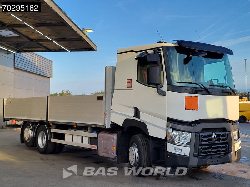 Renault T 440 6X2 750cm open box forklift preparation ADR Automatic Lift-Axle Euro 6 - Platforminis/ Bortinis sunkvežimis: foto 3 Renault T 440 6X2 750cm open box forklift preparation ADR Automatic Lift-Axle Euro 6 - Platforminis/ Bortinis sunkvežimis: foto 3
