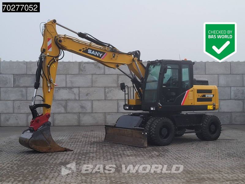 Sany SY155 W - Ratinis ekskavatorius: foto 1 Sany SY155 W - Ratinis ekskavatorius: foto 1