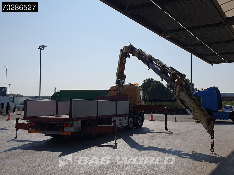 Platforminis/ Bortinis sunkvežimis, Sunkvežimis su kranu Scania 124G 470 8X4 Palfinger PK45000 C4 Crane Kran Fly-Jib Manual Steering Axle Euro 3: foto 7