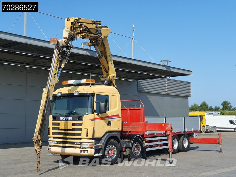 Scania 124G 470 8X4 Palfinger PK45000 C4 Crane Kran Fly-Jib Manual Steering Axle Euro 3 - Platforminis/ Bortinis sunkvežimis, Sunkvežimis su kranu: foto 5 Scania 124G 470 8X4 Palfinger PK45000 C4 Crane Kran Fly-Jib Manual Steering Axle Euro 3 - Platforminis/ Bortinis sunkvežimis, Sunkvežimis su kranu: foto 5