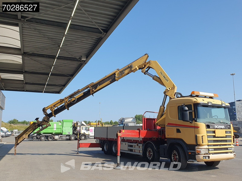 Scania 124G 470 8X4 Palfinger PK45000 C4 Crane Kran Fly-Jib Manual Steering Axle Euro 3 - Platforminis/ Bortinis sunkvežimis, Sunkvežimis su kranu: foto 3 Scania 124G 470 8X4 Palfinger PK45000 C4 Crane Kran Fly-Jib Manual Steering Axle Euro 3 - Platforminis/ Bortinis sunkvežimis, Sunkvežimis su kranu: foto 3