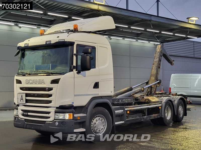 Scania G410 6X2 20tons Meiller containersystem Lift+steering Axle Retarder Euro 6 - Hook-lift sunkvežimis: foto 3 Scania G410 6X2 20tons Meiller containersystem Lift+steering Axle Retarder Euro 6 - Hook-lift sunkvežimis: foto 3