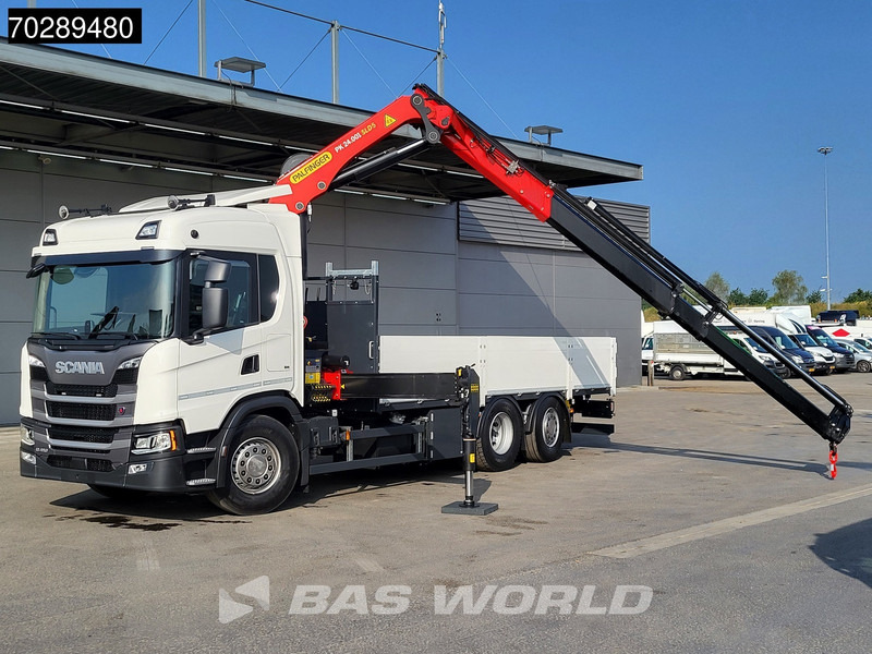 Scania G410 6X2 New! Palfinger PK24.001 SLD 5 Crane Kran Retarder Lift+Steering Axle LED ACC - Platforminis/ Bortinis sunkvežimis, Sunkvežimis su kranu: foto 3 Scania G410 6X2 New! Palfinger PK24.001 SLD 5 Crane Kran Retarder Lift+Steering Axle LED ACC - Platforminis/ Bortinis sunkvežimis, Sunkvežimis su kranu: foto 3