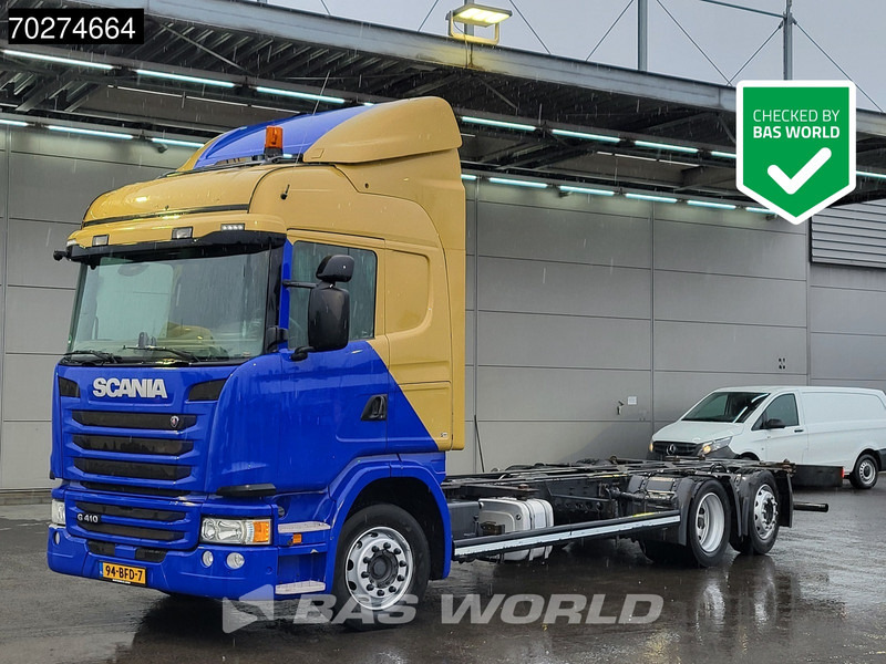 Scania G410 G 6X2 NL-Truck 20ft BDF Retarder Hydraulic Automatic ACC Euro 6 - Konteineris-vežimus/ Sukeisti kūną sunkvežimis: foto 1 Scania G410 G 6X2 NL-Truck 20ft BDF Retarder Hydraulic Automatic ACC Euro 6 - Konteineris-vežimus/ Sukeisti kūną sunkvežimis: foto 1
