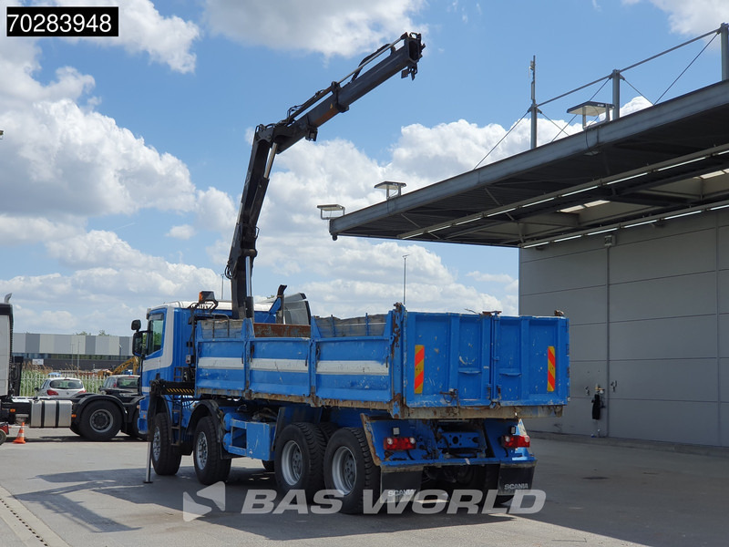 Scania G420 8X4 15m3 tipper Hiab 144 Crane Steelsuspension Manual Big-Axle Euro 3 - Savivartis sunkvežimis, Sunkvežimis su kranu: foto 2 Scania G420 8X4 15m3 tipper Hiab 144 Crane Steelsuspension Manual Big-Axle Euro 3 - Savivartis sunkvežimis, Sunkvežimis su kranu: foto 2