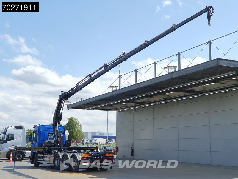 Scania G450 8X4 HIAB X-Hiduo 228 E-6 Crane + 18t Multilift Big-Axle Lift+Lenkachse Euro 6 - Hook-lift sunkvežimis, Sunkvežimis su kranu: foto 2 Scania G450 8X4 HIAB X-Hiduo 228 E-6 Crane + 18t Multilift Big-Axle Lift+Lenkachse Euro 6 - Hook-lift sunkvežimis, Sunkvežimis su kranu: foto 2