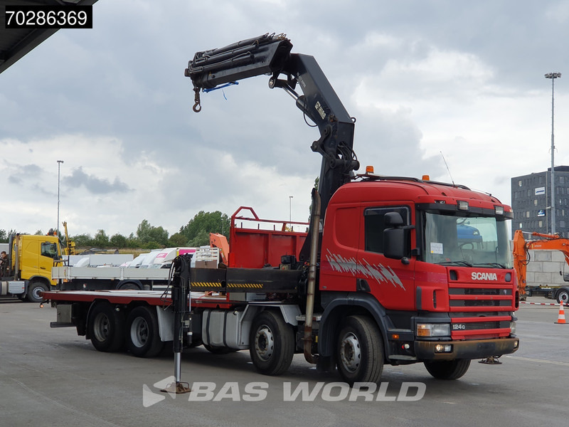 Scania P124 P 8X2 HIAB 477EP-5 HIPRO 2013 year Kran Crane Lift Axle Manual Euro 2 - Platforminis/ Bortinis sunkvežimis, Sunkvežimis su kranu: foto 3 Scania P124 P 8X2 HIAB 477EP-5 HIPRO 2013 year Kran Crane Lift Axle Manual Euro 2 - Platforminis/ Bortinis sunkvežimis, Sunkvežimis su kranu: foto 3