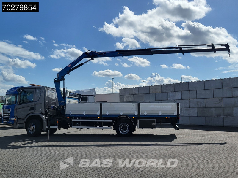 Scania P280 4X2 HMF 1420K-RC Kran Crane Automatic Euro 6 - Platforminis/ Bortinis sunkvežimis, Sunkvežimis su kranu: foto 2 Scania P280 4X2 HMF 1420K-RC Kran Crane Automatic Euro 6 - Platforminis/ Bortinis sunkvežimis, Sunkvežimis su kranu: foto 2