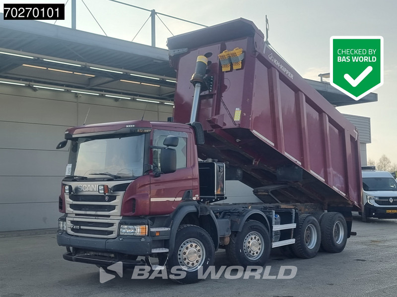 Scania P410 8X4 28m3 KH Kipper Big-Axle Steel suspension Euro 6 - Savivartis sunkvežimis: foto 1 Scania P410 8X4 28m3 KH Kipper Big-Axle Steel suspension Euro 6 - Savivartis sunkvežimis: foto 1