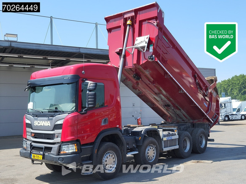 Scania P410 8X4 Big-Axle Steelsuspension Euro 6 - Savivartis sunkvežimis: foto 1 Scania P410 8X4 Big-Axle Steelsuspension Euro 6 - Savivartis sunkvežimis: foto 1