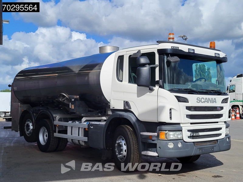 Scania P410 P 6X2 16000 Liter Milk Tank Retarder Lift+Steering axle Euro 6 - Autocisterna: foto 3 Scania P410 P 6X2 16000 Liter Milk Tank Retarder Lift+Steering axle Euro 6 - Autocisterna: foto 3