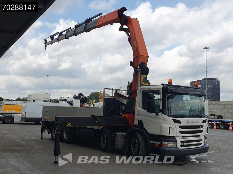 Scania P420 8X4 Palfinger PK 53002-SH Crane Lift+steering Manual Big-Axle Euro 5 - Platforminis/ Bortinis sunkvežimis, Sunkvežimis su kranu: foto 3 Scania P420 8X4 Palfinger PK 53002-SH Crane Lift+steering Manual Big-Axle Euro 5 - Platforminis/ Bortinis sunkvežimis, Sunkvežimis su kranu: foto 3