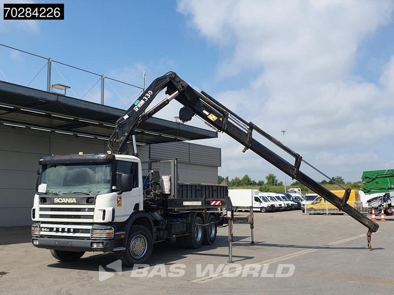 Scania P94 6X4 Hiab 330-4 Kran Crane 9m3 tipper Manual Steelsuspension Euro 3 - Savivartis sunkvežimis, Sunkvežimis su kranu: foto 5 Scania P94 6X4 Hiab 330-4 Kran Crane 9m3 tipper Manual Steelsuspension Euro 3 - Savivartis sunkvežimis, Sunkvežimis su kranu: foto 5