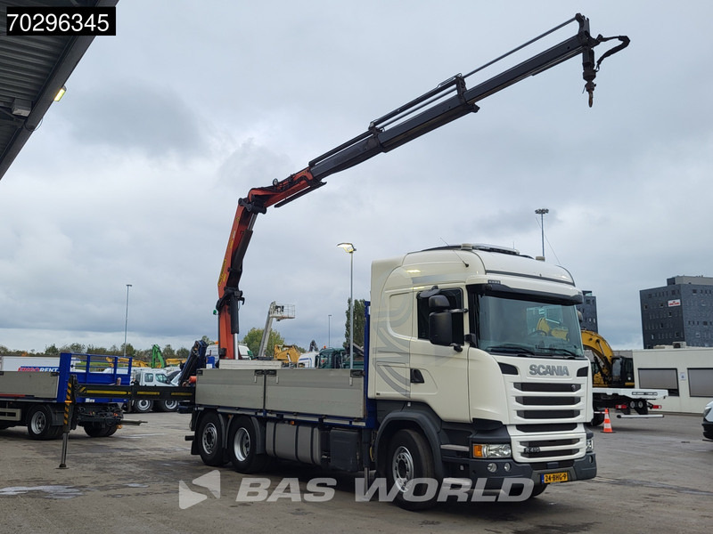 Scania R410 R 6X2 NL-Truck Palfinger PK22002-EH Crane Kran Lift+Steering-Axle Euro 6 - Platforminis/ Bortinis sunkvežimis, Sunkvežimis su kranu: foto 3 Scania R410 R 6X2 NL-Truck Palfinger PK22002-EH Crane Kran Lift+Steering-Axle Euro 6 - Platforminis/ Bortinis sunkvežimis, Sunkvežimis su kranu: foto 3