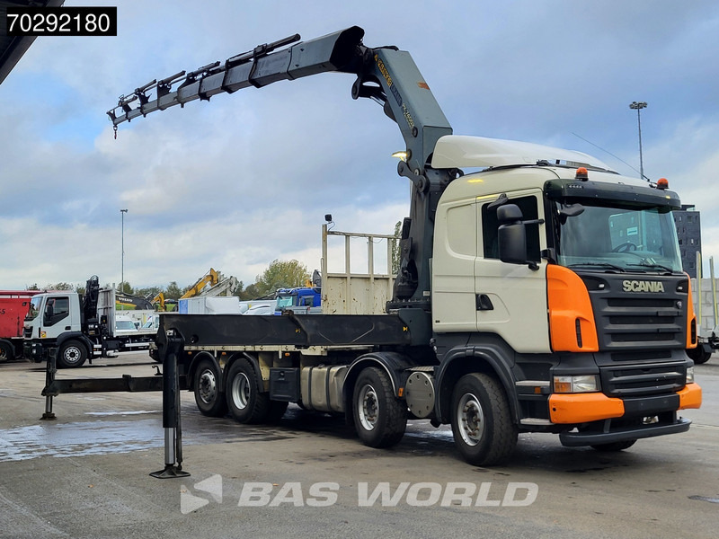 Scania R420 8X2 Palfinger PK74002 Kran Crane Retarder Lift-Steering Axle Euro 4 - Platforminis/ Bortinis sunkvežimis, Sunkvežimis su kranu: foto 3 Scania R420 8X2 Palfinger PK74002 Kran Crane Retarder Lift-Steering Axle Euro 4 - Platforminis/ Bortinis sunkvežimis, Sunkvežimis su kranu: foto 3