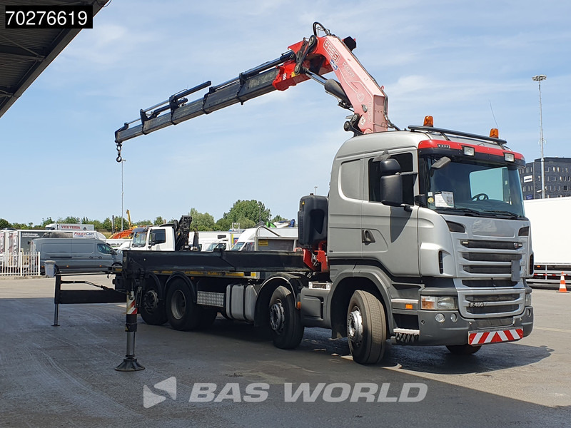 Scania R480 8X2 FASSI F660AXP.25 Manual Retarder Lift+Lenkachse Euro 5 - Platforminis/ Bortinis sunkvežimis, Sunkvežimis su kranu: foto 2 Scania R480 8X2 FASSI F660AXP.25 Manual Retarder Lift+Lenkachse Euro 5 - Platforminis/ Bortinis sunkvežimis, Sunkvežimis su kranu: foto 2