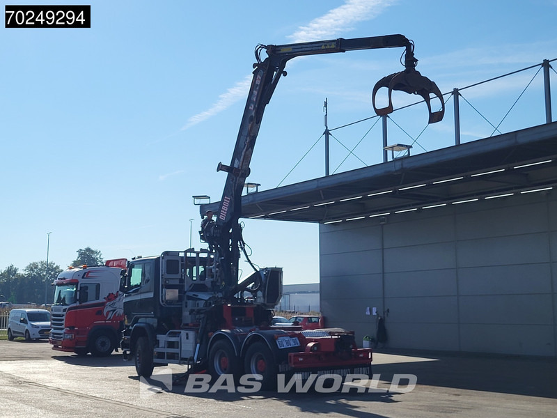 Scania R580 6X4 Holz Kran Diebolt D28 Full-Steel - Miškovežis, Sunkvežimis su kranu: foto 2 Scania R580 6X4 Holz Kran Diebolt D28 Full-Steel - Miškovežis, Sunkvežimis su kranu: foto 2