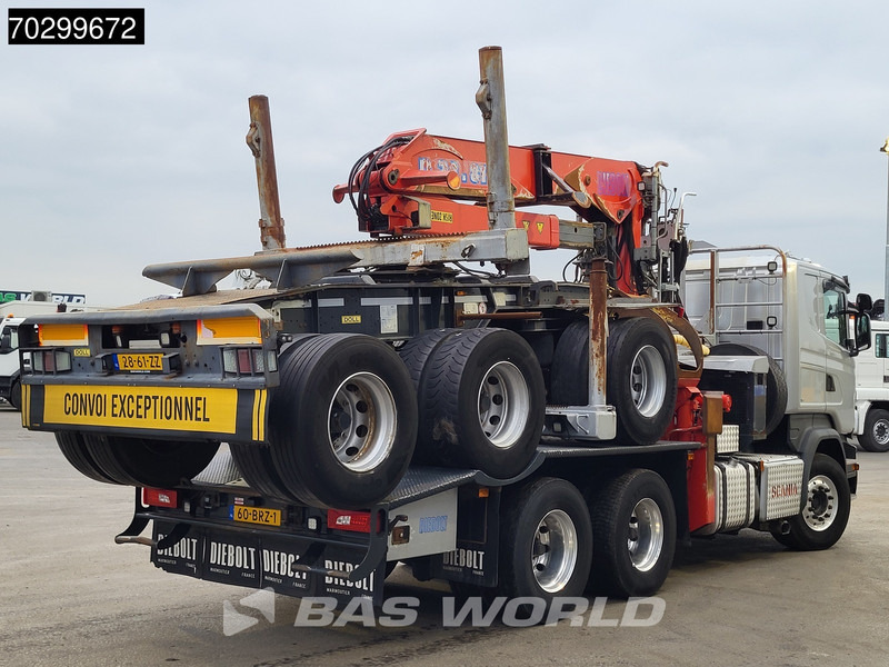 Scania R580 R 6X4 NL-Truck Diebolt D28.81 Kran Crane Holztransport + Dolly Retarder Euro 6 - Miškovežis, Sunkvežimis su kranu: foto 5 Scania R580 R 6X4 NL-Truck Diebolt D28.81 Kran Crane Holztransport + Dolly Retarder Euro 6 - Miškovežis, Sunkvežimis su kranu: foto 5