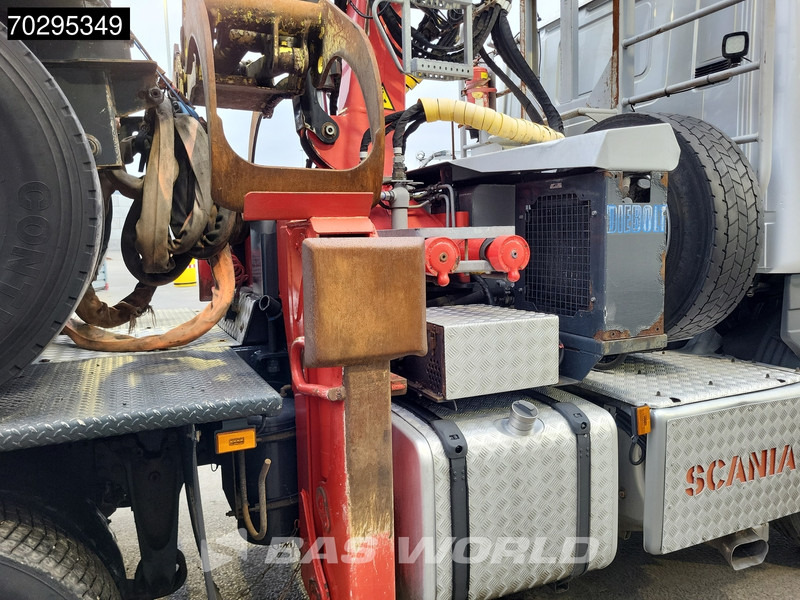Miškovežis, Sunkvežimis su kranu Scania R580 R 6X4 NL-Truck Diebolt D28.81 Kran Crane Holztransport + Dolly Retarder Euro 6: foto 12 Miškovežis, Sunkvežimis su kranu Scania R580 R 6X4 NL-Truck Diebolt D28.81 Kran Crane Holztransport + Dolly Retarder Euro 6: foto 12
