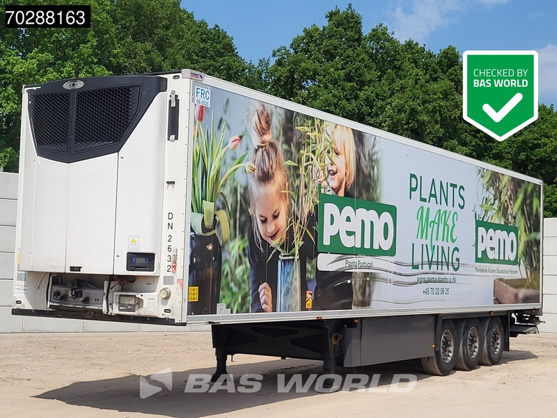 Schmitz Cargobull Carrier 3 axles Doppelverdampfer Tailgate Palettenkasten Blumenbreit LBW - Refrižeratorius puspriekabė: foto 1 Schmitz Cargobull Carrier 3 axles Doppelverdampfer Tailgate Palettenkasten Blumenbreit LBW - Refrižeratorius puspriekabė: foto 1