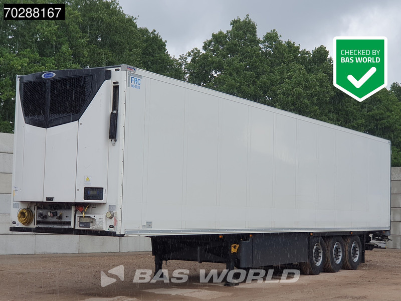 Schmitz Cargobull SCB*S3B 3 axles Doppelverdampfer Tailgate Palettenkasten Blumenbreit LBW - Refrižeratorius puspriekabė: foto 1 Schmitz Cargobull SCB*S3B 3 axles Doppelverdampfer Tailgate Palettenkasten Blumenbreit LBW - Refrižeratorius puspriekabė: foto 1