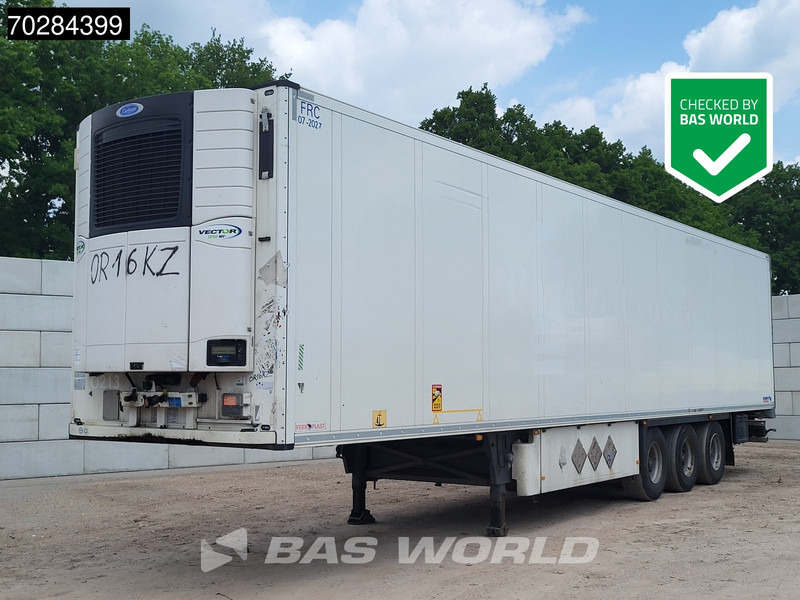 Schmitz Cargobull SCB*S3B 3 axles MOT 9/25 Doppelstock Blumenbreit Schiebewand - Refrižeratorius puspriekabė: foto 1 Schmitz Cargobull SCB*S3B 3 axles MOT 9/25 Doppelstock Blumenbreit Schiebewand - Refrižeratorius puspriekabė: foto 1