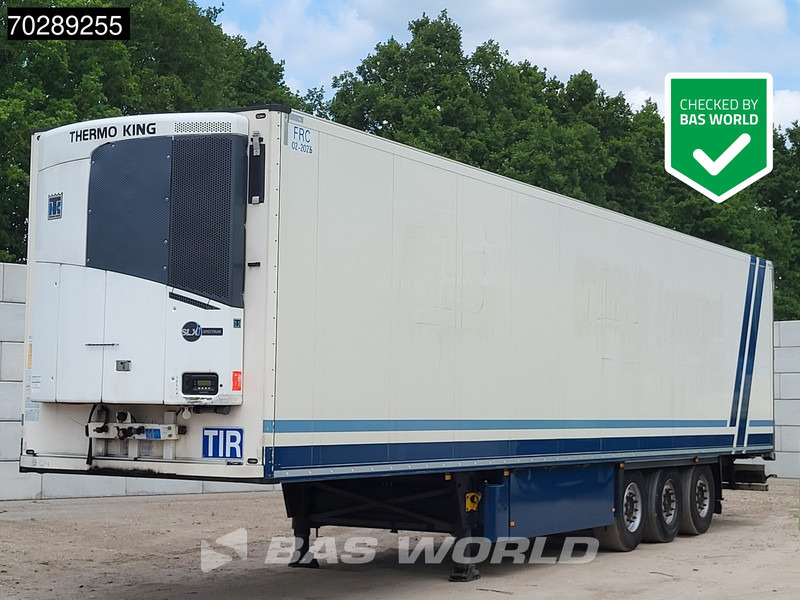 Schmitz Cargobull SCB*S3B 3 axles TUV 05/26 Doppelstock Blumenbreit Schiebewand Liftachse - Refrižeratorius puspriekabė: foto 1 Schmitz Cargobull SCB*S3B 3 axles TUV 05/26 Doppelstock Blumenbreit Schiebewand Liftachse - Refrižeratorius puspriekabė: foto 1