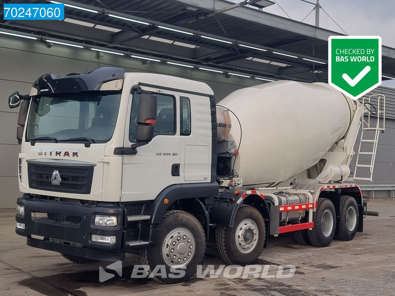 Sitrak G5 350 8X4 8m3 Liebherr HTM 804 H Mixer Big-Axle Steelsuspension - Betonvežis: foto 1 Sitrak G5 350 8X4 8m3 Liebherr HTM 804 H Mixer Big-Axle Steelsuspension - Betonvežis: foto 1
