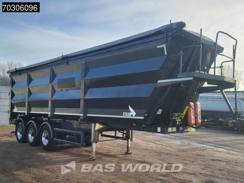 Stas S300CX TUV 10/26 Lifting Axle 58m3 - Savivartis puspriekabė: foto 5 Stas S300CX TUV 10/26 Lifting Axle 58m3 - Savivartis puspriekabė: foto 5