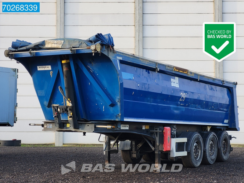 TISVOL A-890150-EAL VR 3 axles 29m3 Liftachse ALU - Savivartis puspriekabė: foto 1 TISVOL A-890150-EAL VR 3 axles 29m3 Liftachse ALU - Savivartis puspriekabė: foto 1