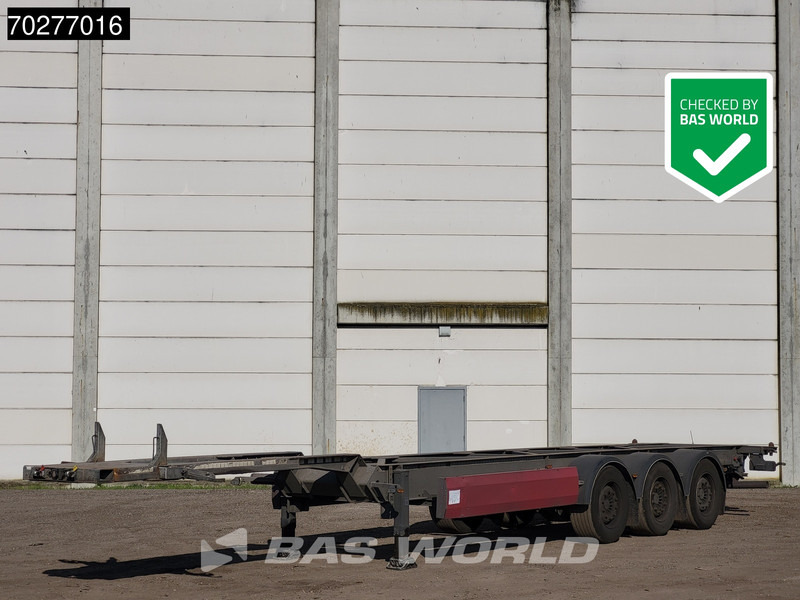 Van Hool 3 axles 40 FT. - Konteineris-vežimus/ Sukeisti kūną puspriekabė: foto 1 Van Hool 3 axles 40 FT. - Konteineris-vežimus/ Sukeisti kūną puspriekabė: foto 1