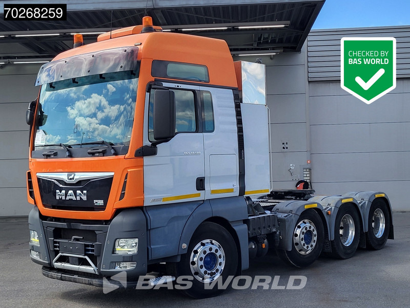MAN TGX 41.580 8X4 160T Retarder XXL Lift+Lenkachse Standklima ACC Xenon - Vilkikas: foto 1 MAN TGX 41.580 8X4 160T Retarder XXL Lift+Lenkachse Standklima ACC Xenon - Vilkikas: foto 1