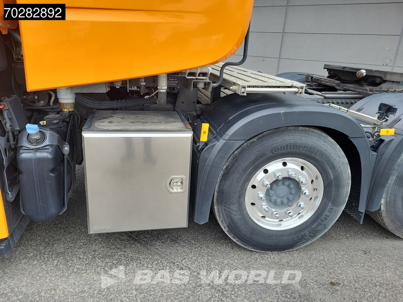 Vilkikas Mercedes-Benz Actros 4163 8X4 180T GigaSpace Retarder Hydrauliek BigAxle Alcoa´s: foto 16
